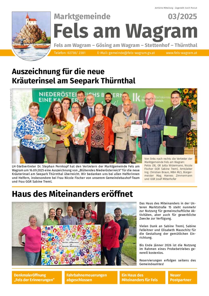 Letzte Ausgabe der Gemeindezeitung, Vorschaubild